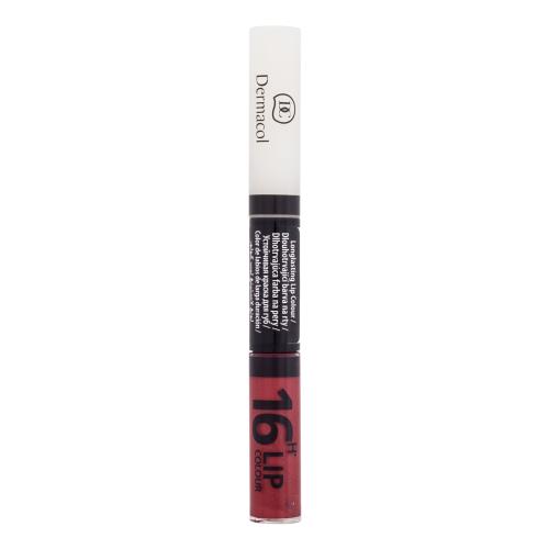 Dermacol 16H Lip Colour długotrwała dwufazowa farbka do ust i błyszczyk odcień 20 4.8 g
