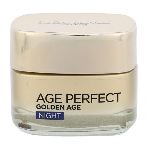 L'Oréal Paris Age Perfect Golden Age 50 ml krem na noc dla kobiet Uszkodzone pudełko