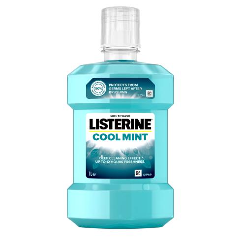 Listerine Cool Mint płyn do płukania ust odświeżający oddech 1000 ml