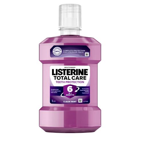 Listerine Total Care Teeth Protection płyn do płukania zapewniający kompletną ochronę zębów 6 in 1 1000 ml