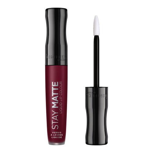 Rimmel Stay Matte pomadka matowa w płynie odcień 810 Plum This Show 5.5 ml
