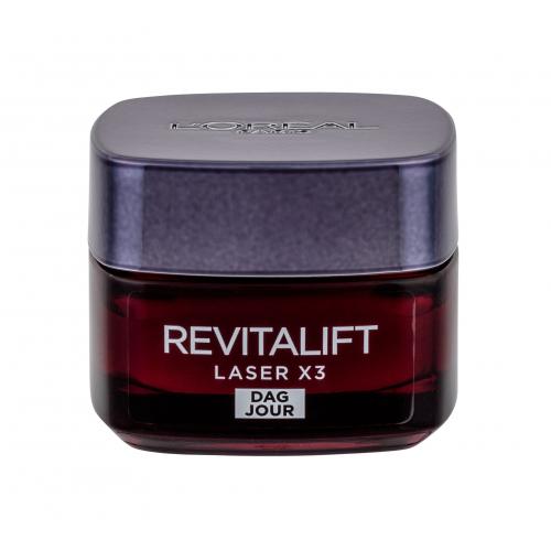 L'Oréal Paris Revitalift Laser X3 Day Cream 50 ml krem do twarzy na dzień dla kobiet Uszkodzone pudełko