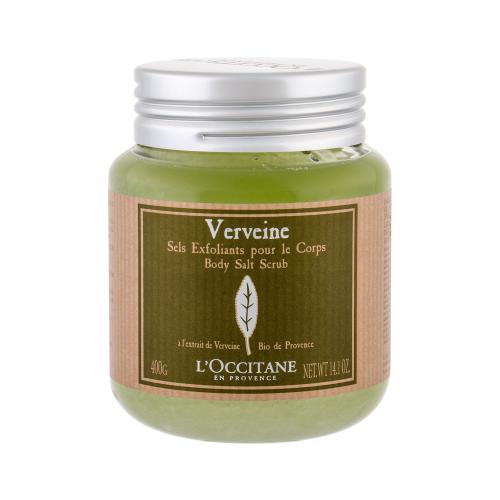 L'Occitane Verveine Body Salt Scrub 400 g peeling do ciała dla kobiet