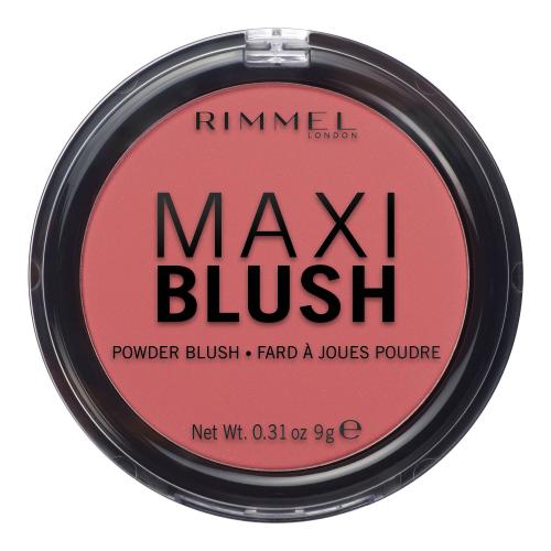 Rimmel Maxi Blush pudrowy róż odcień 003 Wild Card 9 g