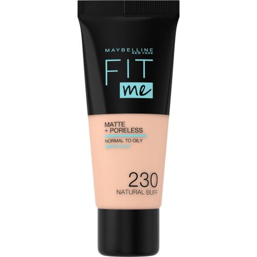 MAYBELLINE NEW YORK Fit Me! Matte+Poreless matujący podkład do skóry normalnej i tłustej odcień 230 Natural Buff 30 ml