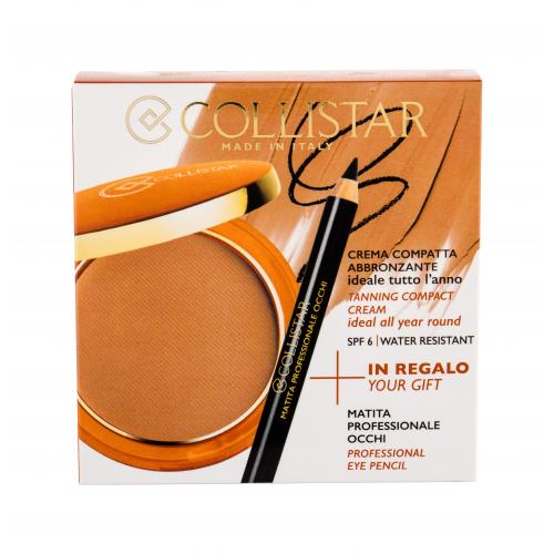 Collistar Tanning Compact Cream SPF6 zestaw Kremowy puder 9 g + Kredka do oczu 0,80 g dla kobiet 3 Mauritius
