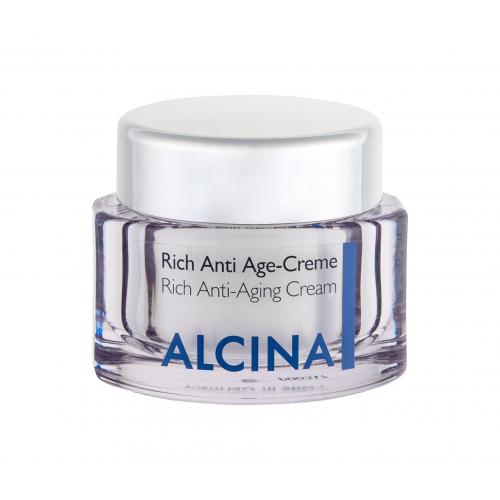 ALCINA Rich Anti-Aging Cream 50 ml krem do twarzy na dzień dla kobiet Uszkodzone pudełko
