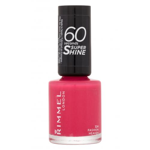 Rimmel London 60 Seconds Super Shine 8 ml lakier do paznokci dla kobiet 324 Fashion Heaven