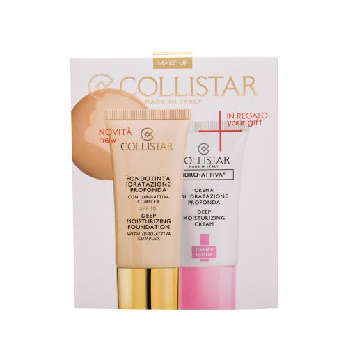 Collistar Deep Moisturizing Foundation SPF15 zestaw Podkład 30 ml + Krem nawilżający Idro-Attiva 25 ml dla kobiet 7 Biscotto