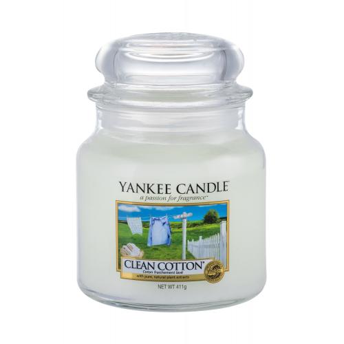 Yankee Candle Clean Cotton świeczka zapachowa 411 g