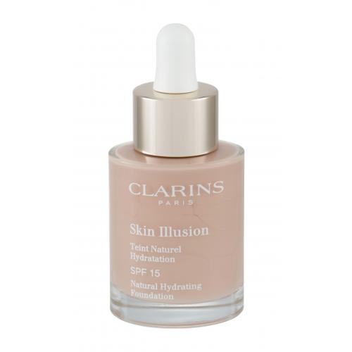 Clarins Skin Illusion Natural Hydrating Foundation rozświetlający podkład nawilżający SPF 15 odcień 109C Wheat 30 ml