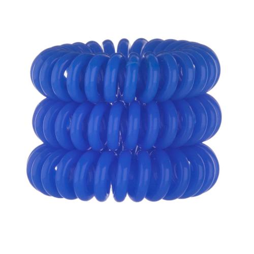 Traceless Hair Ring Navy Blue gumki do włosów 3szt