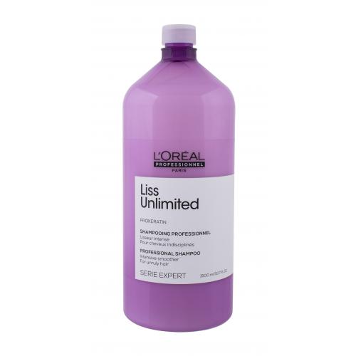 L'Oréal Professionnel Liss Unlimited Professional Shampoo 1500 ml szampon do włosów dla kobiet