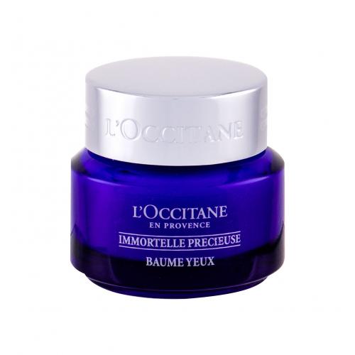 L'Occitane Immortelle Précieuse Energising Eye Balm krem rozjaśniający i odmładzający pod oczy 15 ml