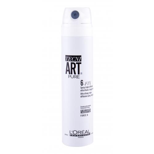 Tecni Art Pure 6-Fix Ultra-Fixing Triple Diffusion Spray lakier do włosów Force 6 250ml