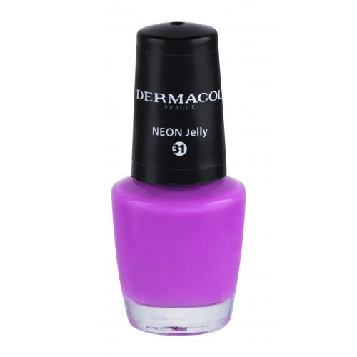 Dermacol Neon 5 ml lakier do paznokci dla kobiet 31 Neon Jelly