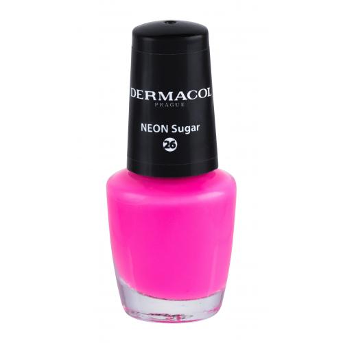 Dermacol Neon neonowy lakier do paznokci odcień 26 Sugar 5 ml