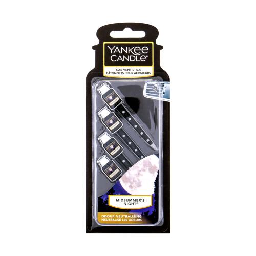 Yankee Candle Midsummer´s Night Vent Stick 4 szt zapach samochodowy unisex