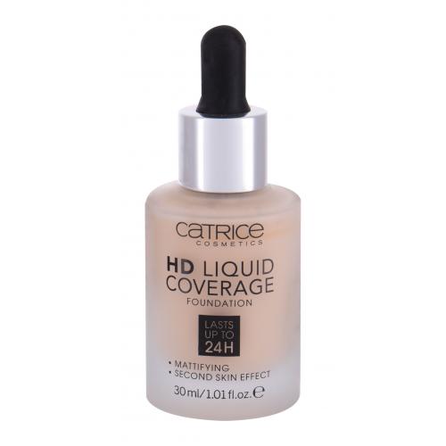 CATRICE HD Liquid Coverage Podkład w płynie 30 ml Nr. 002 - Porcelain Beige