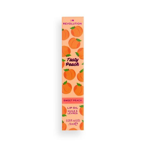 I Heart Revolution Tasty Peach tonujący olejek do ust odcień Sweet Peach 6 ml
