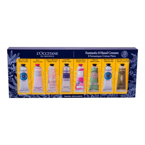 L'Occitane Shea Butter zestaw Krem do rąk 8 x 30 ml dla kobiet