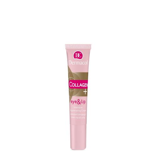 Dermacol Collagen+ Eye & Lip 15 ml krem pod oczy dla kobiet Uszkodzone pudełko