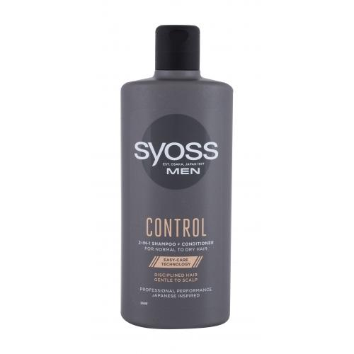 Syoss Men Control szampon z odżywką 2w1 dla mężczyzn 440 ml