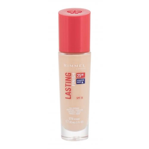 Rimmel Lasting Finish 25H podkład w płynie SPF 20 odcień 070 Sesame 30 ml