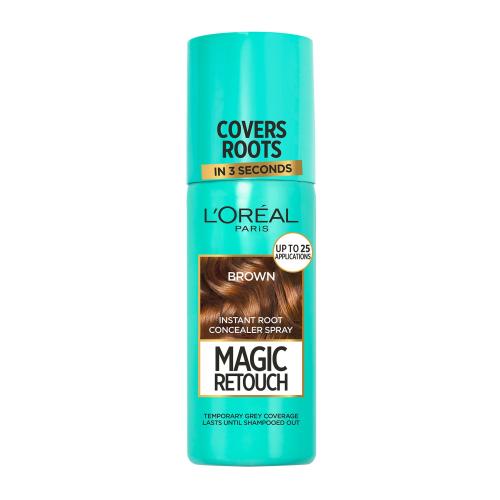 L’Oréal Paris Magic Retouch spray do błyskawicznego retuszu odrostów odcień Brown 75 ml