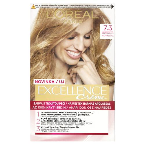 L’Oréal Paris Excellence Creme farba do włosów odcień 7.3 1 szt.