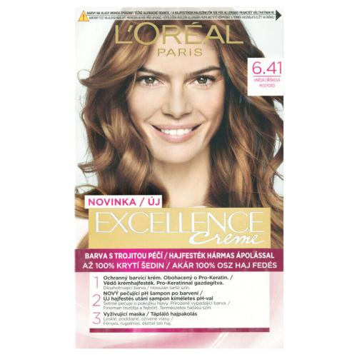 L’Oréal Paris Excellence Cool Creme farba do włosów odcień 6.41 1 szt.