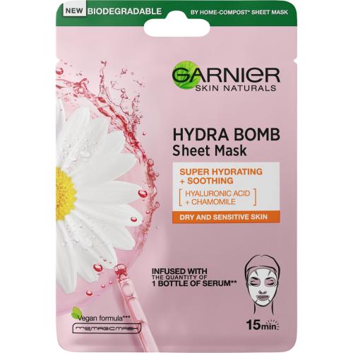 Garnier Skin Naturals Moisture + Comfort 1 szt maseczka do twarzy dla kobiet