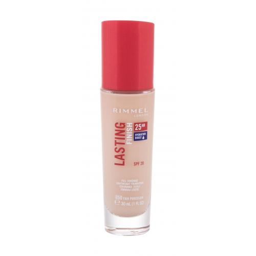 Rimmel Lasting Finish 25H podkład w płynie SPF 20 odcień 050 Fair Porcelain 30 ml
