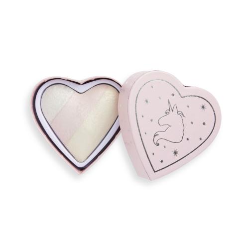 I Heart Revolution Unicorns rozświetlacz wypiekany odcień Unicorn Heart 10 g
