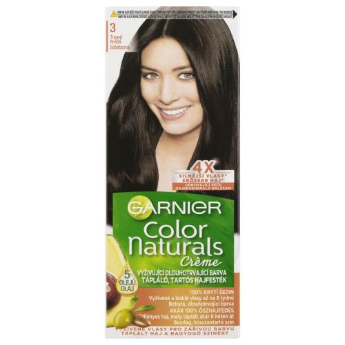 Garnier Color Naturals farba do włosów odcień 3 Natural Dark Brown 1 szt.