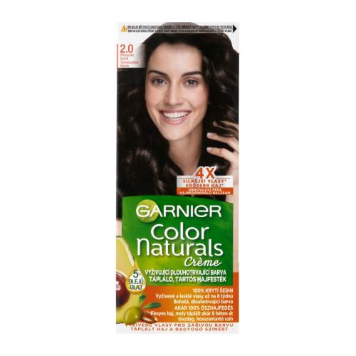 Garnier Color Naturals Creme farba do włosów odcień 2.0 Soft Black 1