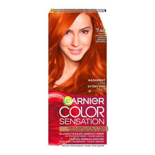 Garnier Color Sensation farba do włosów odcień 7.40 Intense Copper