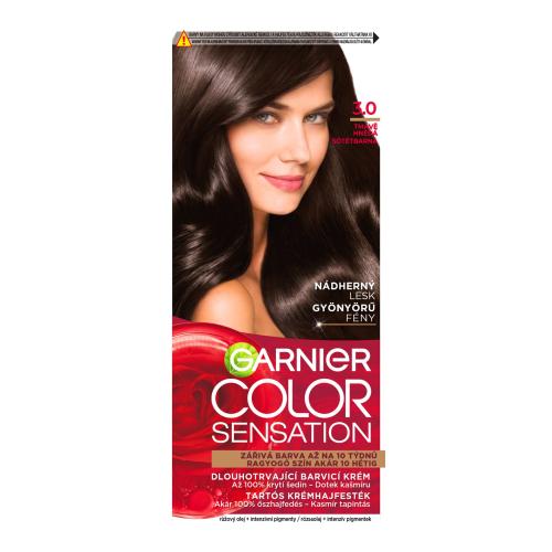 Garnier Color Sensation farba do włosów odcień 3.0 Prestige Brown 1 szt.