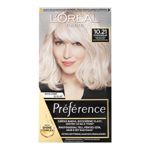 L’Oréal Paris Préférence farba do włosów odcień 10.21 Super Light Pearl Blonde 1 szt.