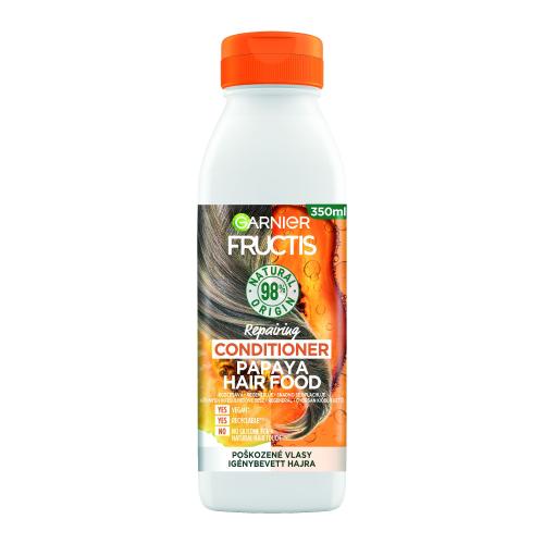 Garnier Fructis Papaya Hair Food odżywka regenerująca do włosów zniszczonych 350 ml