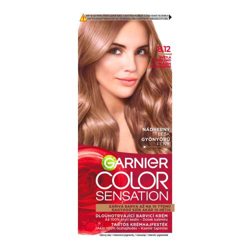 Garnier Color Sensation farba do włosów odcień 8.12 Light Roseblonde