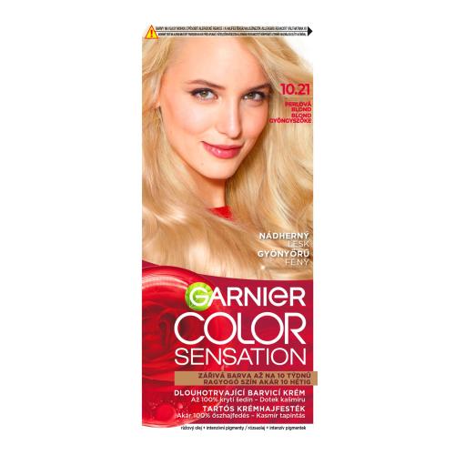 Garnier Color Sensation farba do włosów odcień 10.21 Delicate Pearly Blonde 1 szt.
