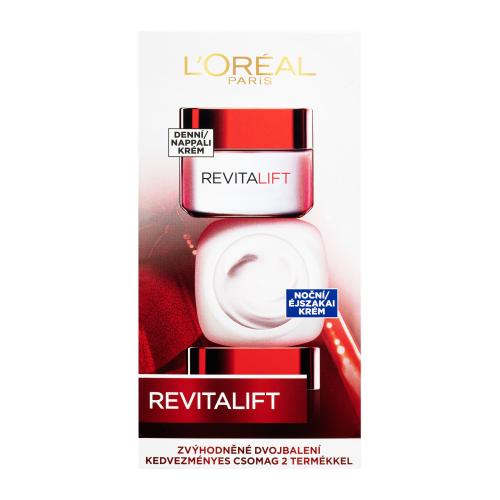 L'Oréal Paris Revitalift Duo Set zestaw Krem na dzień Revitalift 50 ml + Krem na noc Revitalift 50 ml dla kobiet