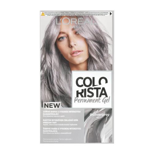 L’Oréal Paris Colorista Permanent Gel trwała farba do włosów odcień Silver Grey