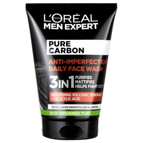 L’Oréal Paris Men Expert Pure Carbon oczyszczający żel 3w1 przeciw niedoskonałościom skóry 100