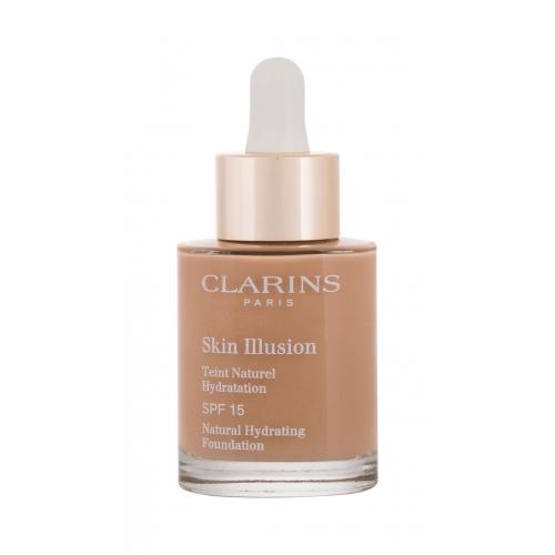 Clarins Skin Illusion Natural Hydrating Foundation rozświetlający podkład nawilżający SPF 15 odcień 112C Amber 30 ml