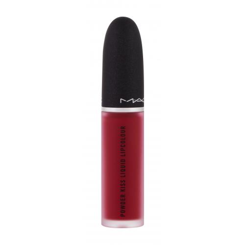 MAC Cosmetics Powder Kiss Liquid Lipcolour pomadka matowa w płynie odcień M·A·Csmash 5 ml