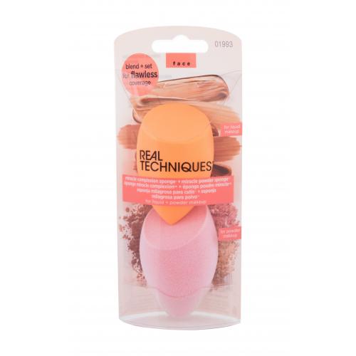 Real Techniques Miracle Complexion Sponge + Miracle Powder Sponge 2pcs gąbka do makijaż