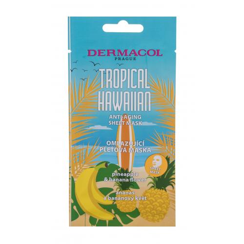 Dermacol Tropical Hawaiian maseczka w płachcie o działaniu odmładzającym 23 g