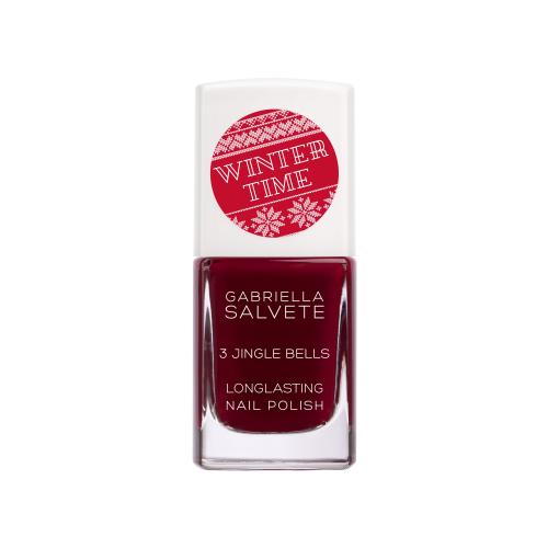 Gabriella Salvete Winter Time lakier do paznokci o dużej trwałości z wysokim połyskiem odcień 3 Jingle Bells 11 ml